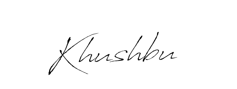 You should practise on your own different ways (Antro_Vectra) to write your name (Khushbu ) in signature. don't let someone else do it for you. Khushbu  signature style 6 images and pictures png