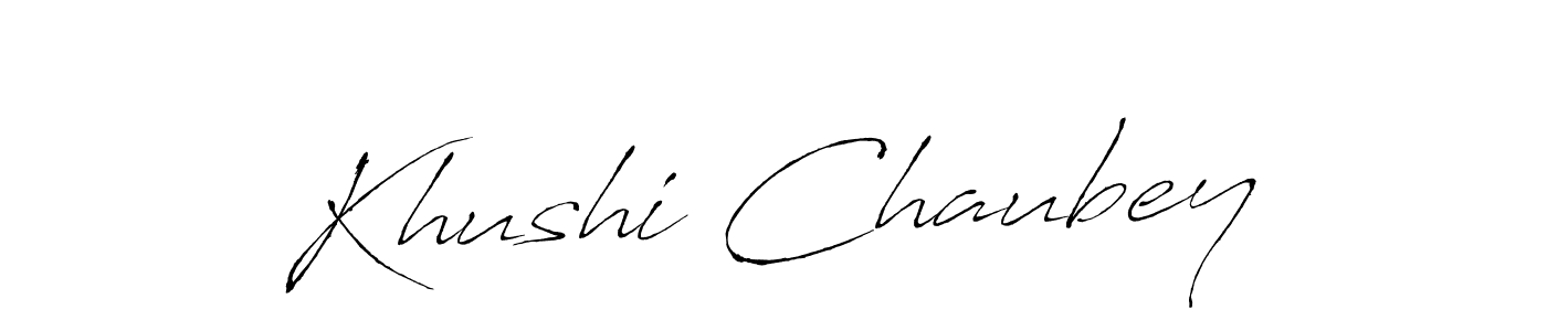Antro_Vectra is a professional signature style that is perfect for those who want to add a touch of class to their signature. It is also a great choice for those who want to make their signature more unique. Get Khushi Chaubey name to fancy signature for free. Khushi Chaubey signature style 6 images and pictures png