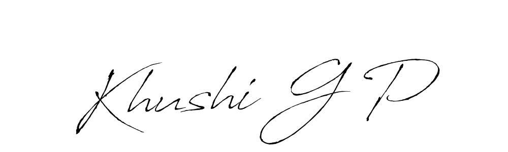 You should practise on your own different ways (Antro_Vectra) to write your name (Khushi G P) in signature. don't let someone else do it for you. Khushi G P signature style 6 images and pictures png