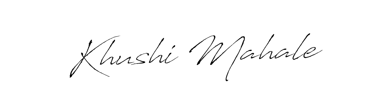 Once you've used our free online signature maker to create your best signature Antro_Vectra style, it's time to enjoy all of the benefits that Khushi Mahale name signing documents. Khushi Mahale signature style 6 images and pictures png