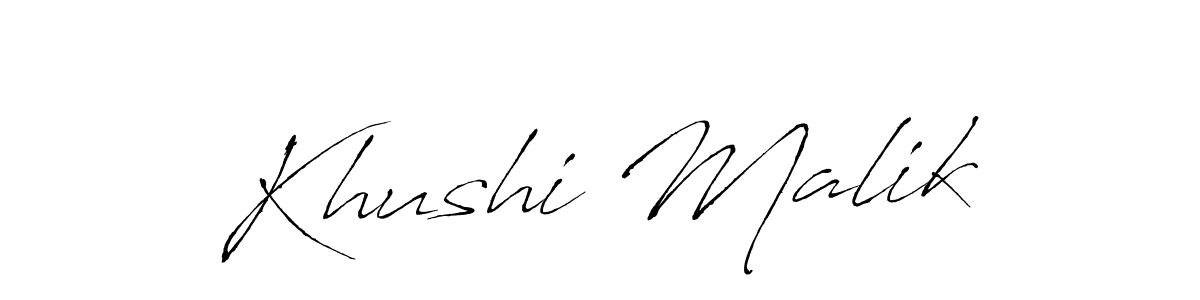 You can use this online signature creator to create a handwritten signature for the name Khushi Malik. This is the best online autograph maker. Khushi Malik signature style 6 images and pictures png