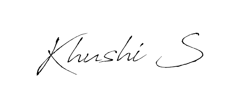 How to Draw Khushi S signature style? Antro_Vectra is a latest design signature styles for name Khushi S. Khushi S signature style 6 images and pictures png
