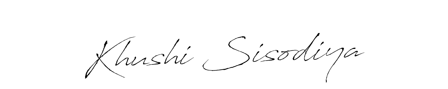 Once you've used our free online signature maker to create your best signature Antro_Vectra style, it's time to enjoy all of the benefits that Khushi Sisodiya name signing documents. Khushi Sisodiya signature style 6 images and pictures png