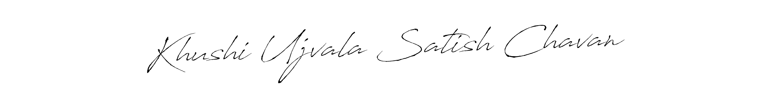 Make a beautiful signature design for name Khushi Ujvala Satish Chavan. Use this online signature maker to create a handwritten signature for free. Khushi Ujvala Satish Chavan signature style 6 images and pictures png