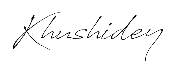 How to make Khushidey signature? Antro_Vectra is a professional autograph style. Create handwritten signature for Khushidey name. Khushidey signature style 6 images and pictures png