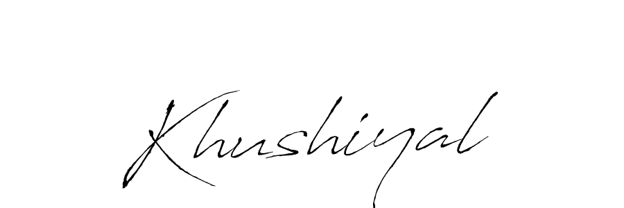 The best way (Antro_Vectra) to make a short signature is to pick only two or three words in your name. The name Khushiyal include a total of six letters. For converting this name. Khushiyal signature style 6 images and pictures png