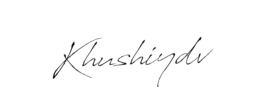 Make a beautiful signature design for name Khushiydv. Use this online signature maker to create a handwritten signature for free. Khushiydv signature style 6 images and pictures png