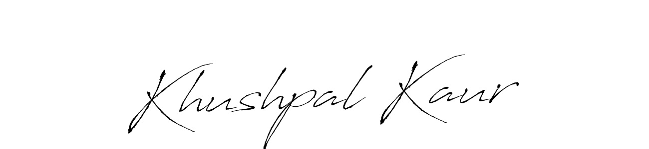 Similarly Antro_Vectra is the best handwritten signature design. Signature creator online .You can use it as an online autograph creator for name Khushpal Kaur. Khushpal Kaur signature style 6 images and pictures png
