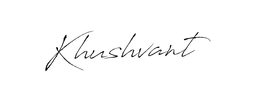 How to make Khushvant name signature. Use Antro_Vectra style for creating short signs online. This is the latest handwritten sign. Khushvant signature style 6 images and pictures png