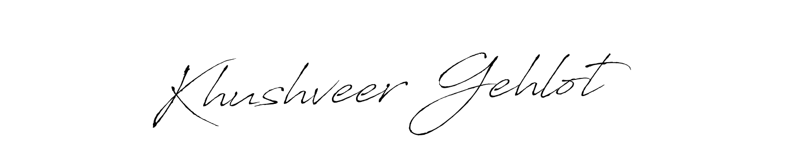 It looks lik you need a new signature style for name Khushveer Gehlot. Design unique handwritten (Antro_Vectra) signature with our free signature maker in just a few clicks. Khushveer Gehlot signature style 6 images and pictures png