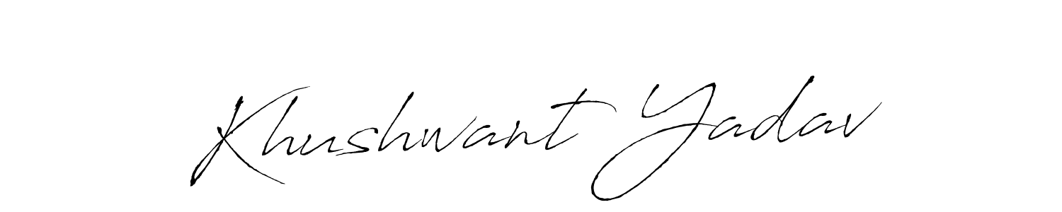 Also we have Khushwant Yadav name is the best signature style. Create professional handwritten signature collection using Antro_Vectra autograph style. Khushwant Yadav signature style 6 images and pictures png
