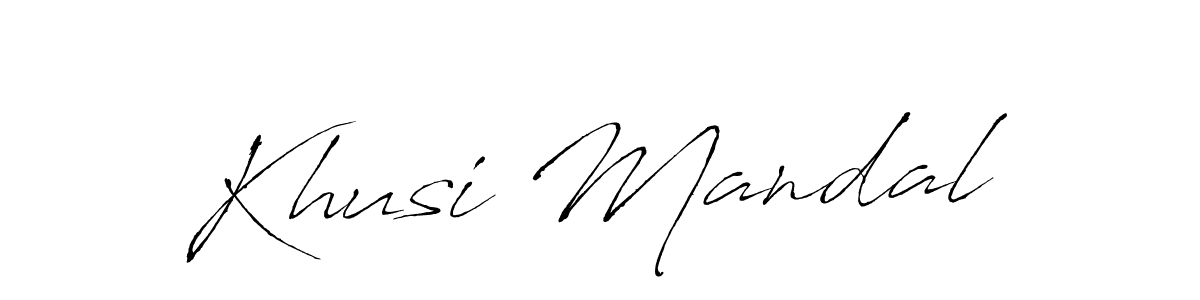 It looks lik you need a new signature style for name Khusi Mandal. Design unique handwritten (Antro_Vectra) signature with our free signature maker in just a few clicks. Khusi Mandal signature style 6 images and pictures png