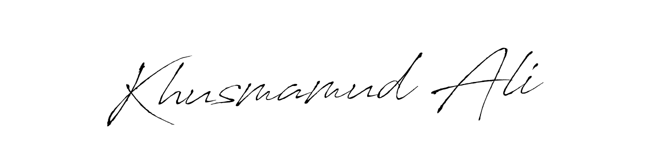 See photos of Khusmamud Ali official signature by Spectra . Check more albums & portfolios. Read reviews & check more about Antro_Vectra font. Khusmamud Ali signature style 6 images and pictures png