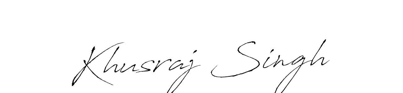 How to make Khusraj Singh signature? Antro_Vectra is a professional autograph style. Create handwritten signature for Khusraj Singh name. Khusraj Singh signature style 6 images and pictures png