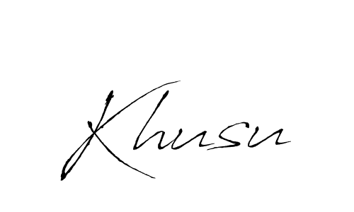 Also we have Khusu name is the best signature style. Create professional handwritten signature collection using Antro_Vectra autograph style. Khusu signature style 6 images and pictures png