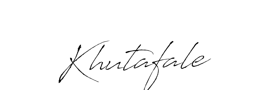 You should practise on your own different ways (Antro_Vectra) to write your name (Khutafale) in signature. don't let someone else do it for you. Khutafale signature style 6 images and pictures png