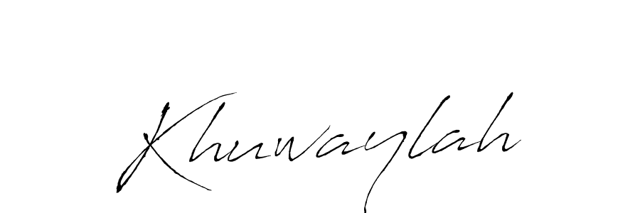 How to Draw Khuwaylah signature style? Antro_Vectra is a latest design signature styles for name Khuwaylah. Khuwaylah signature style 6 images and pictures png