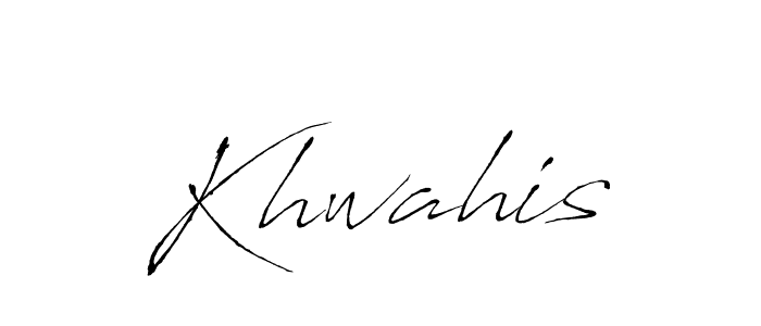 How to Draw Khwahis signature style? Antro_Vectra is a latest design signature styles for name Khwahis. Khwahis signature style 6 images and pictures png