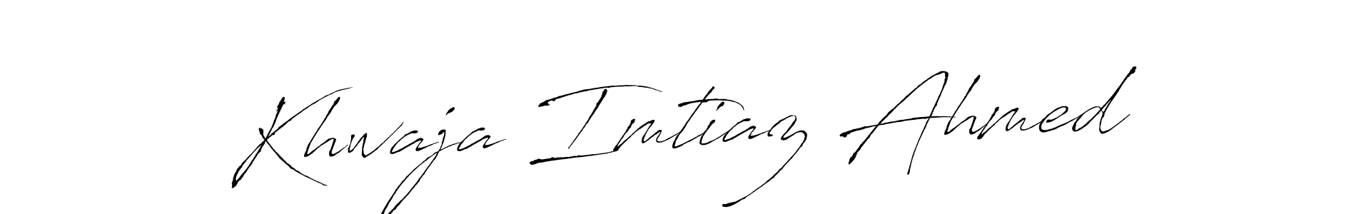 This is the best signature style for the Khwaja Imtiaz Ahmed name. Also you like these signature font (Antro_Vectra). Mix name signature. Khwaja Imtiaz Ahmed signature style 6 images and pictures png
