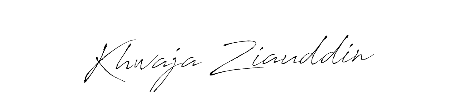 It looks lik you need a new signature style for name Khwaja Ziauddin. Design unique handwritten (Antro_Vectra) signature with our free signature maker in just a few clicks. Khwaja Ziauddin signature style 6 images and pictures png