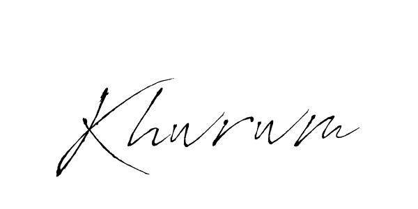How to Draw Khwrwm signature style? Antro_Vectra is a latest design signature styles for name Khwrwm. Khwrwm signature style 6 images and pictures png