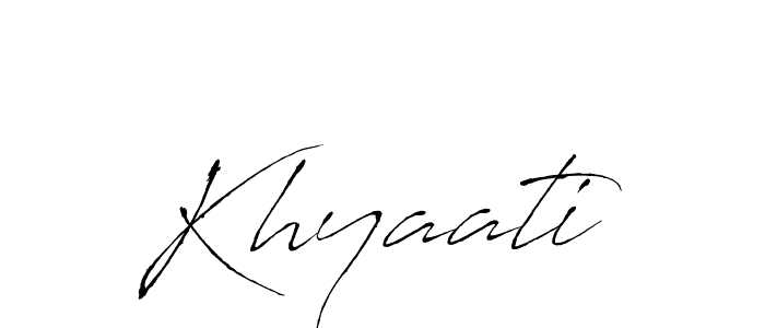 It looks lik you need a new signature style for name Khyaati. Design unique handwritten (Antro_Vectra) signature with our free signature maker in just a few clicks. Khyaati signature style 6 images and pictures png