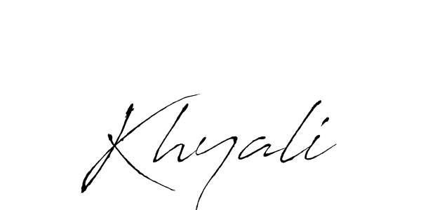 Once you've used our free online signature maker to create your best signature Antro_Vectra style, it's time to enjoy all of the benefits that Khyali name signing documents. Khyali signature style 6 images and pictures png