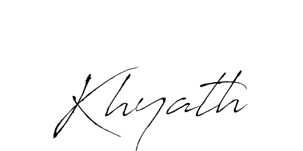 Also You can easily find your signature by using the search form. We will create Khyath name handwritten signature images for you free of cost using Antro_Vectra sign style. Khyath signature style 6 images and pictures png