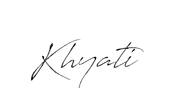 You should practise on your own different ways (Antro_Vectra) to write your name (Khyati) in signature. don't let someone else do it for you. Khyati signature style 6 images and pictures png