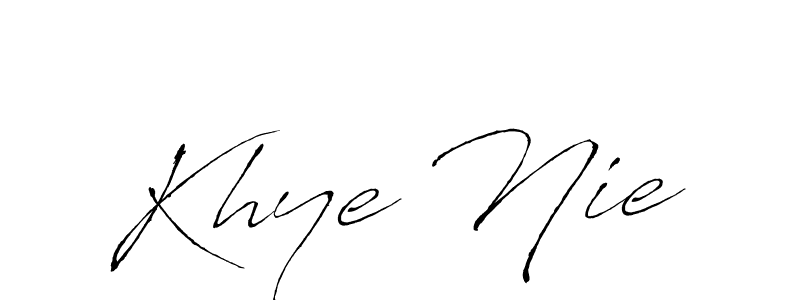 Make a short Khye Nie signature style. Manage your documents anywhere anytime using Antro_Vectra. Create and add eSignatures, submit forms, share and send files easily. Khye Nie signature style 6 images and pictures png