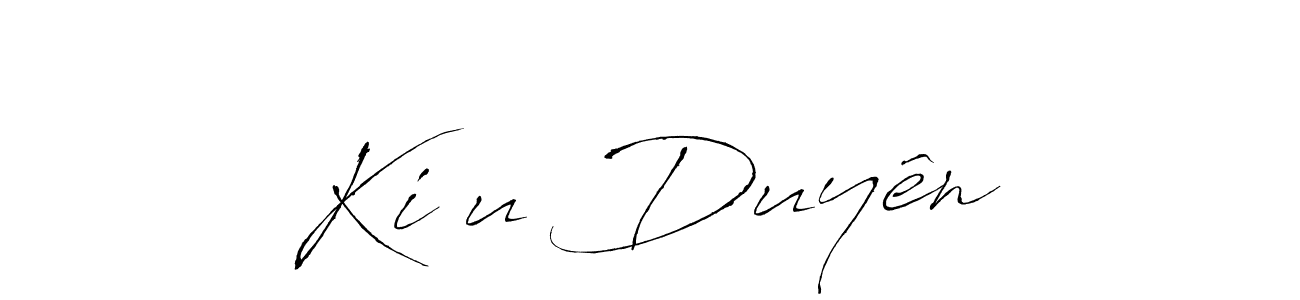 How to make Kiều Duyên name signature. Use Antro_Vectra style for creating short signs online. This is the latest handwritten sign. Kiều Duyên signature style 6 images and pictures png