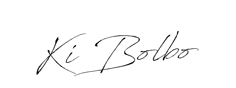 You should practise on your own different ways (Antro_Vectra) to write your name (Ki Bolbo) in signature. don't let someone else do it for you. Ki Bolbo signature style 6 images and pictures png