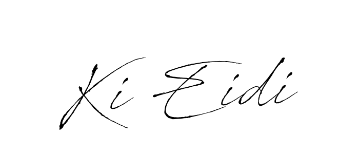 Design your own signature with our free online signature maker. With this signature software, you can create a handwritten (Antro_Vectra) signature for name Ki Eidi. Ki Eidi signature style 6 images and pictures png