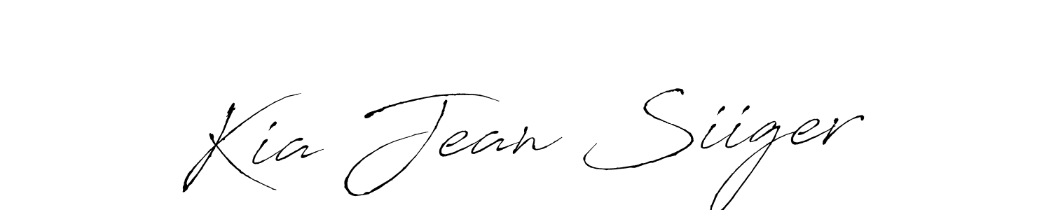 This is the best signature style for the Kia Jean Siiger name. Also you like these signature font (Antro_Vectra). Mix name signature. Kia Jean Siiger signature style 6 images and pictures png