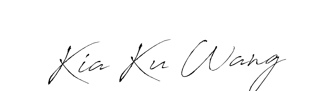 How to make Kia Ku Wang name signature. Use Antro_Vectra style for creating short signs online. This is the latest handwritten sign. Kia Ku Wang signature style 6 images and pictures png