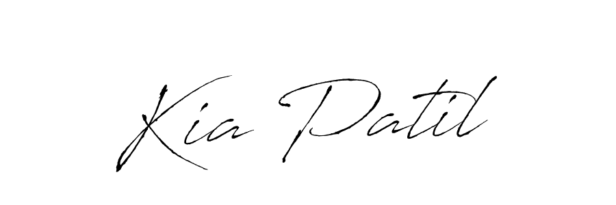 Use a signature maker to create a handwritten signature online. With this signature software, you can design (Antro_Vectra) your own signature for name Kia Patil. Kia Patil signature style 6 images and pictures png