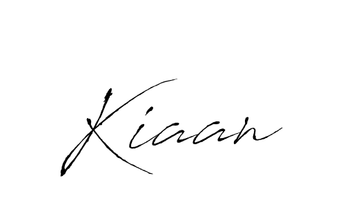 Create a beautiful signature design for name Kiaan. With this signature (Antro_Vectra) fonts, you can make a handwritten signature for free. Kiaan signature style 6 images and pictures png