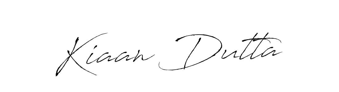Antro_Vectra is a professional signature style that is perfect for those who want to add a touch of class to their signature. It is also a great choice for those who want to make their signature more unique. Get Kiaan Dutta name to fancy signature for free. Kiaan Dutta signature style 6 images and pictures png