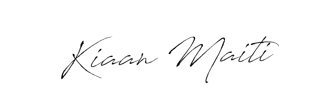 Make a short Kiaan Maiti signature style. Manage your documents anywhere anytime using Antro_Vectra. Create and add eSignatures, submit forms, share and send files easily. Kiaan Maiti signature style 6 images and pictures png