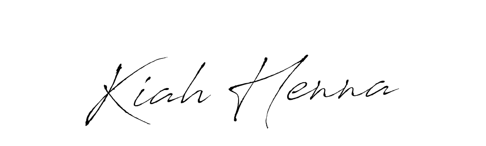 You should practise on your own different ways (Antro_Vectra) to write your name (Kiah Henna) in signature. don't let someone else do it for you. Kiah Henna signature style 6 images and pictures png