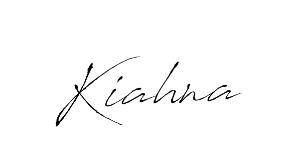 Similarly Antro_Vectra is the best handwritten signature design. Signature creator online .You can use it as an online autograph creator for name Kiahna. Kiahna signature style 6 images and pictures png