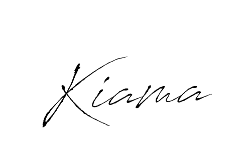 Design your own signature with our free online signature maker. With this signature software, you can create a handwritten (Antro_Vectra) signature for name Kiama. Kiama signature style 6 images and pictures png