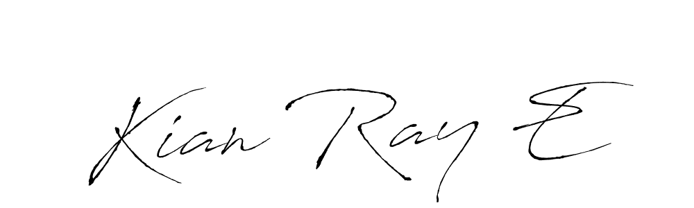 How to Draw Kian Ray E signature style? Antro_Vectra is a latest design signature styles for name Kian Ray E. Kian Ray E signature style 6 images and pictures png