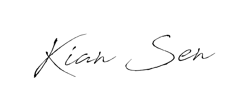 if you are searching for the best signature style for your name Kian Sen. so please give up your signature search. here we have designed multiple signature styles  using Antro_Vectra. Kian Sen signature style 6 images and pictures png