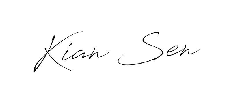 Also we have Kian Sen name is the best signature style. Create professional handwritten signature collection using Antro_Vectra autograph style. Kian Sen signature style 6 images and pictures png