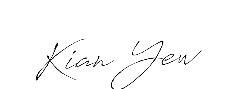 How to make Kian Yew signature? Antro_Vectra is a professional autograph style. Create handwritten signature for Kian Yew name. Kian Yew signature style 6 images and pictures png