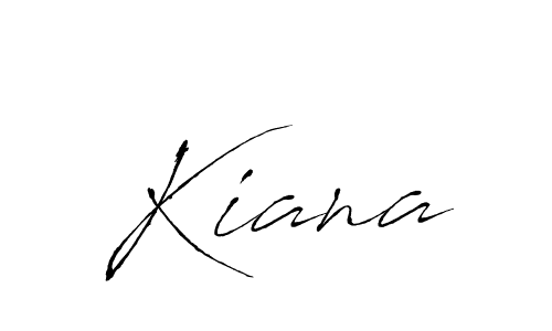 Make a beautiful signature design for name Kiana. With this signature (Antro_Vectra) style, you can create a handwritten signature for free. Kiana signature style 6 images and pictures png