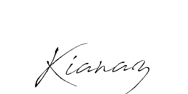 The best way (Antro_Vectra) to make a short signature is to pick only two or three words in your name. The name Kianaz include a total of six letters. For converting this name. Kianaz signature style 6 images and pictures png