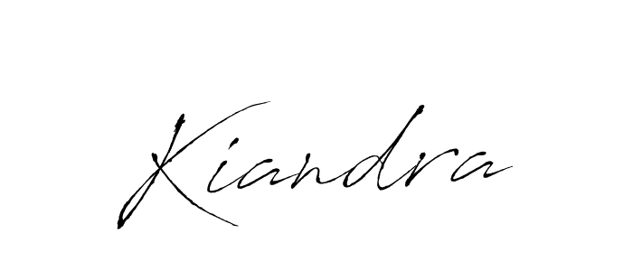 Create a beautiful signature design for name Kiandra. With this signature (Antro_Vectra) fonts, you can make a handwritten signature for free. Kiandra signature style 6 images and pictures png