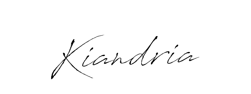 Kiandria stylish signature style. Best Handwritten Sign (Antro_Vectra) for my name. Handwritten Signature Collection Ideas for my name Kiandria. Kiandria signature style 6 images and pictures png